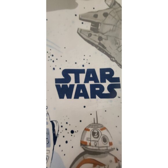 Star Wars  Droid R2D2 heavy curtains long drapes 4 panels blackout - Picture 1 of 16